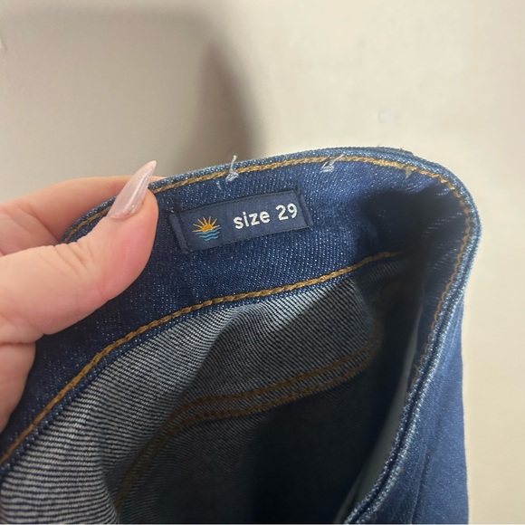 Men's Faherty Organic Cotton Slim Straight Denim - Cove Point Wash Size 29 - Picture 10 of 12